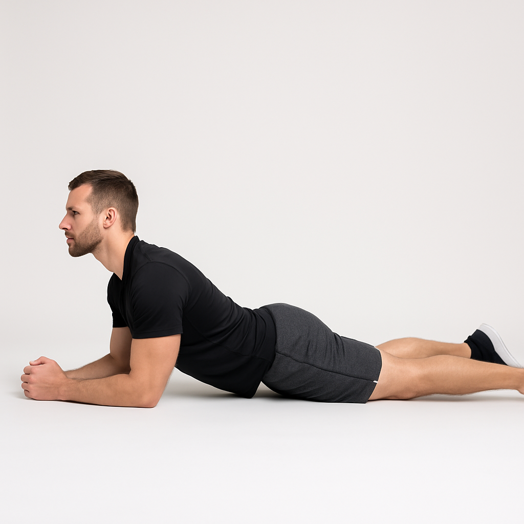 Static Extension Position (Prone on Elbows)